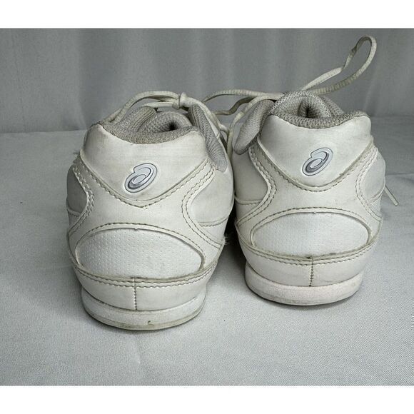 ASICS Cheer 6 Women's Cheerleading Shoe Q261Y Size 8.5 White W/Blue Color Swatch - Picture 2 of 11